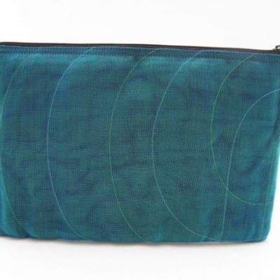 La Pochette Tablette 11 pouces - Bleu Pétrole - verso