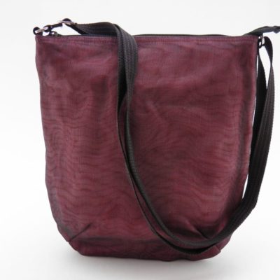 Pascal - Shoulder bag - Medium - Burgundy - verso
