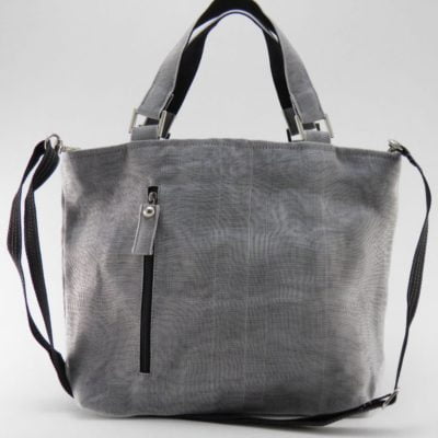 Unix – Ethical handbag - Gray - shoulder strap
