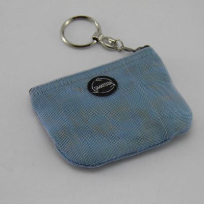 Geek - Change purse and Key ring - Light blue