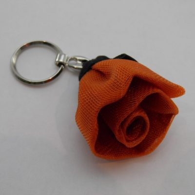 Porte-clés Fleur - Petit - Orange