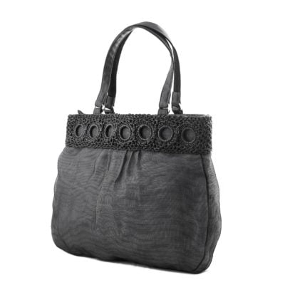 Arial - Eco-friendly Handbag - Large - Charcoal