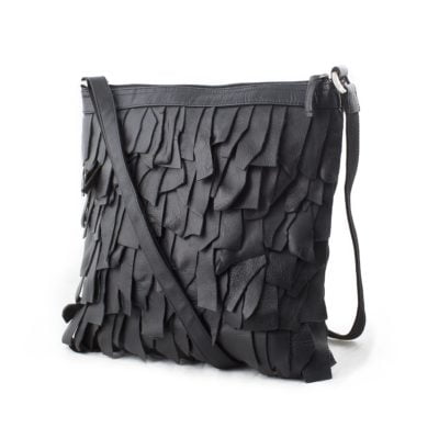String – Eco-friendly Leather Bag - Black