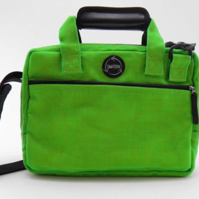 Upload - Ethical laptop bag - Small - Apple green