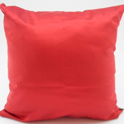 Happy Dots – Ethical Cushion Cover - Red - 45x45cm - verso
