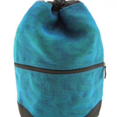 Floating - ethical backpack - Oil blue