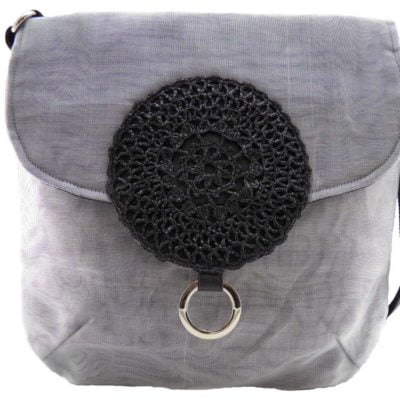 Scratch-net – Eco-friendly Shoulder bag - Large - Gray