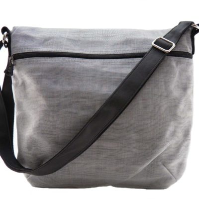 Scratch-net – Eco-friendly Shoulder bag - Large - Gray - verso