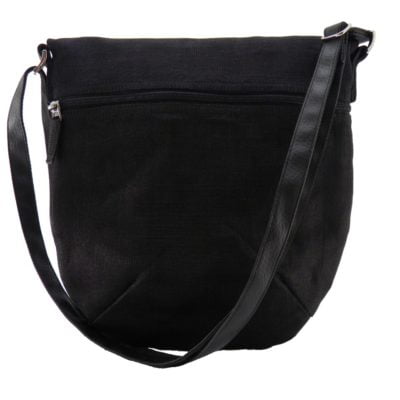 Scratch-net – Eco-friendly Shoulder bag - Small - Black - verso