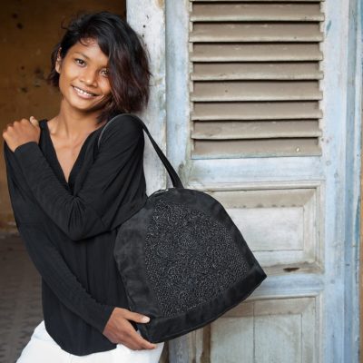 Angular - Eco-friendly Shoulder Bag - Black