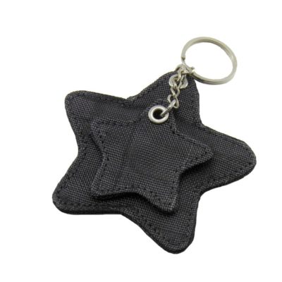 TIP - Ethical Key ring Star - Charcoal