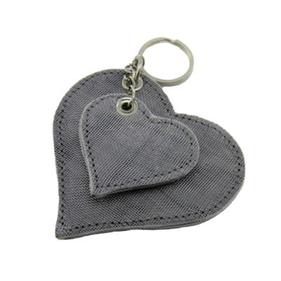 TIP - Ethical Key ring Heart - Gray