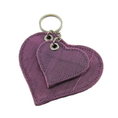 TIP - Ethical Key ring Heart - Lilac
