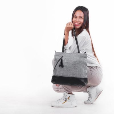 Planner - Ethical Shoulder Bag - Gray